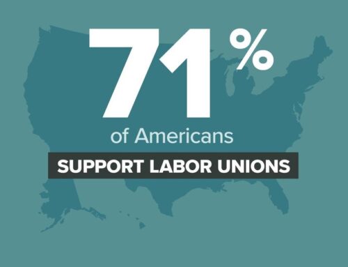 U.S. Approval Of Labor Unions ‘At Highest Point Since 1965’